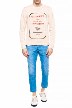 Logo-embroidered trousers, zdjęcie 2 Logo-embroidered trousers od Gucci